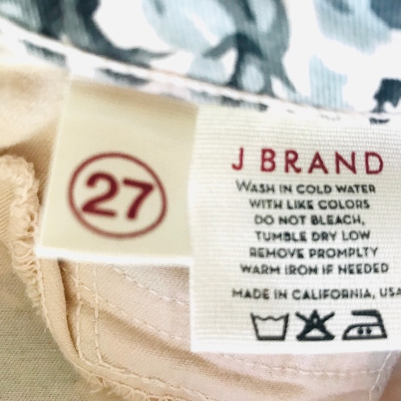 J Brand Large Floral Print Skinny Jeans - Picture 8 of 8